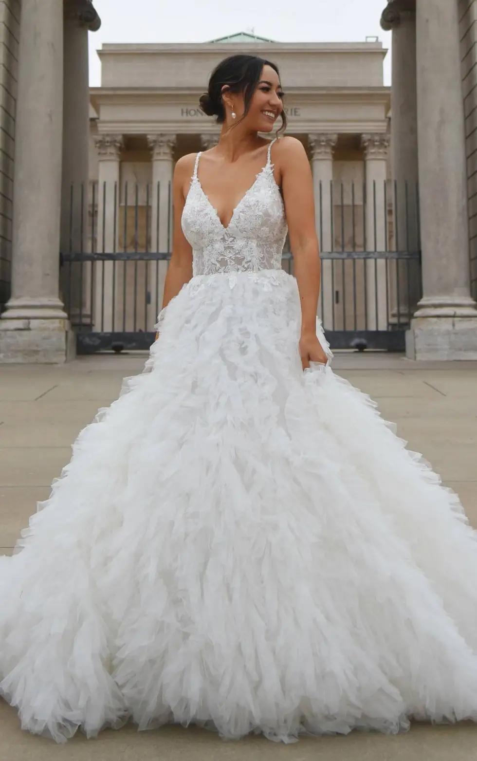 Model wearing a Martina Liana Bridal Gown