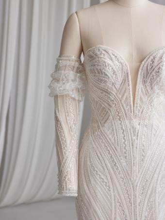 Maggie Sottero #Positano (23SS702A01) #5 All Ivory (gown with Ivory Illusion) thumbnail