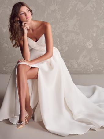 Maggie Sottero #NISHA (24MS214A01) #0 Diamond White (gown with Natural Illusion) thumbnail