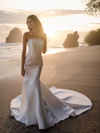 Sottero and Midgley #JASPER (24SC205B01 - Zip-up) #1 All Ivory (gown with Ivory Illusion) thumbnail